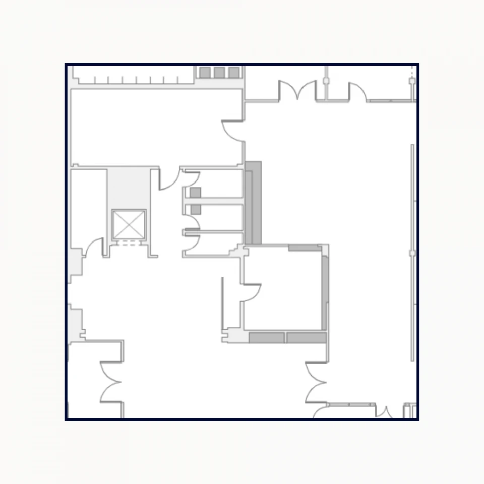 Übersichtsgrafik oder Plan vom Smartcafé im Smartvillage Köln-Mülheim